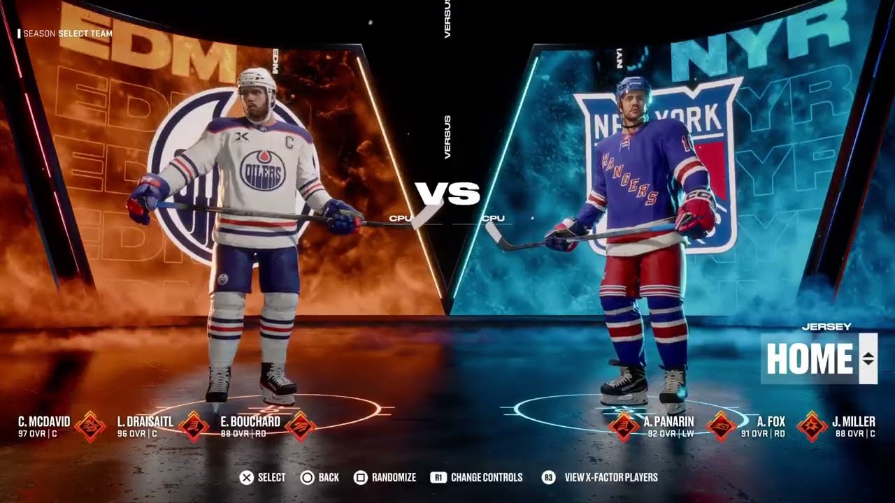 NHL 26 Rangers season game 5 vs Edmonton Oilers!!!