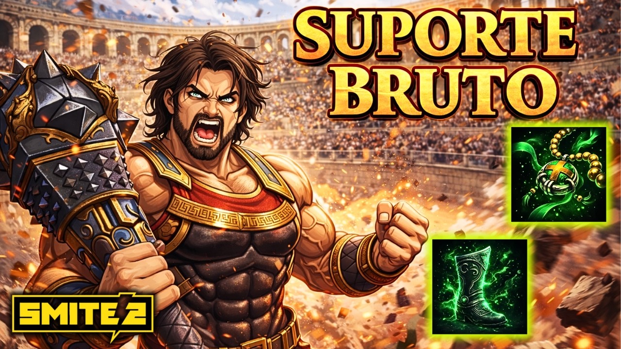 SMITE 2: Hercules Suporte é Bonecão de Gente Grande!
