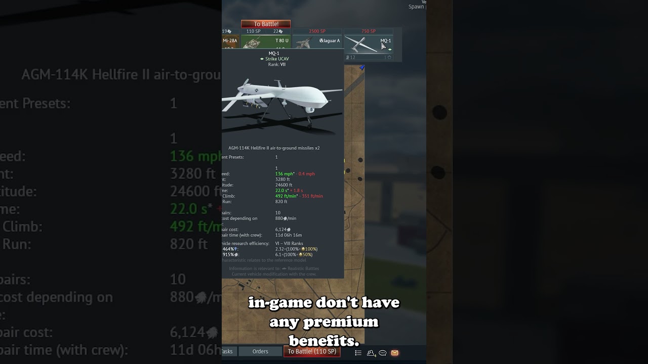 (WAR THUNDER) Did you know this fun fact about drones? 