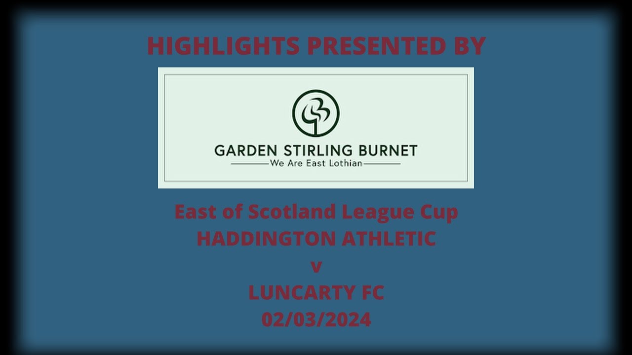Haddington Athletic v Luncarty FC - 02.03.2024
