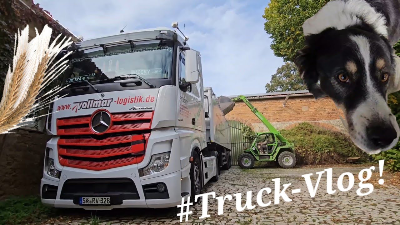 Truck-Vlog: Gerste vom Bauern in Crauschwitz zu AGRAVIS Querfurt 4k UHD Gopro Hero12