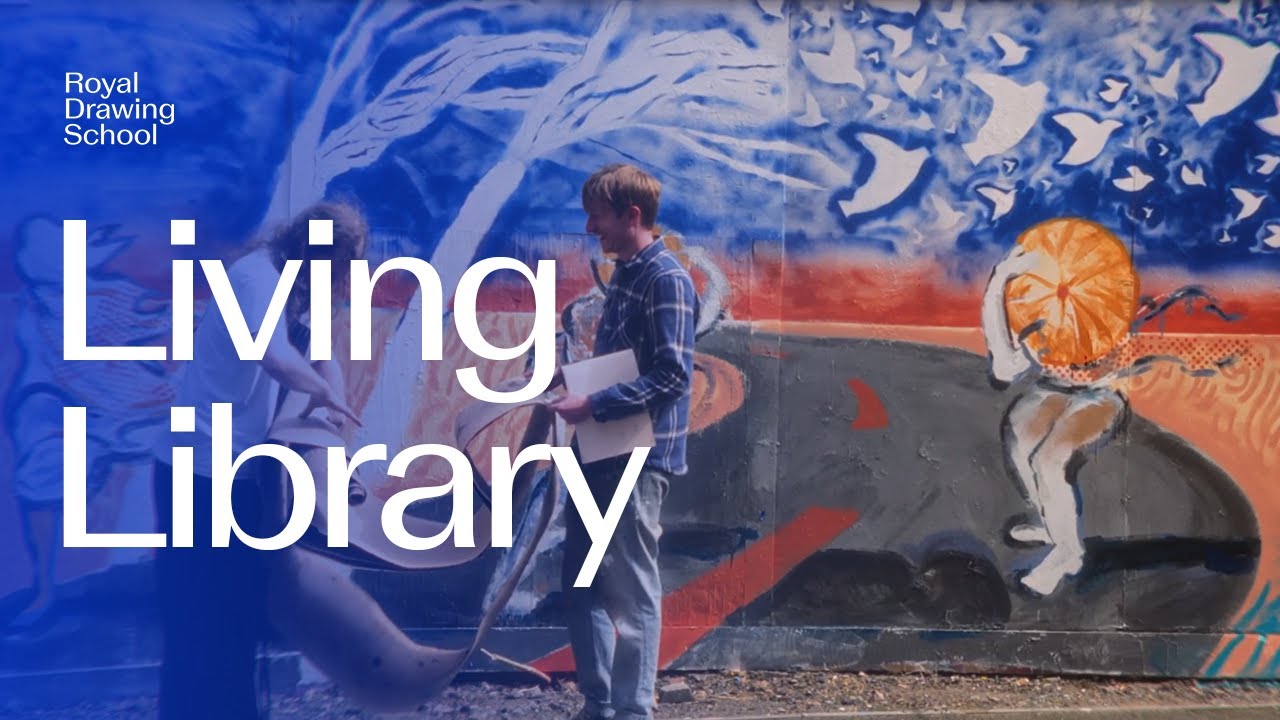 Making a mural with Deanio X and Mark Cazalet | Royal Drawing School | Living Library