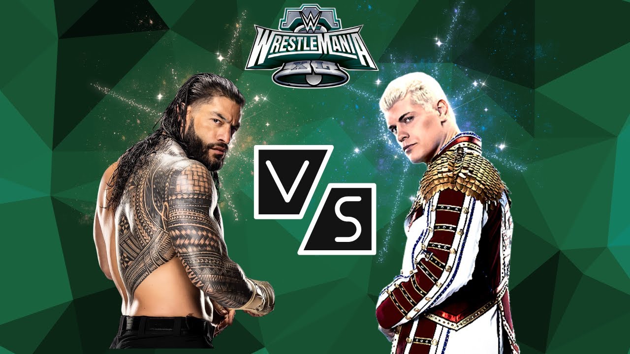 WWE WrestleMania 40 No Interference Match | Roman Reigns V/S Cody Rhodes