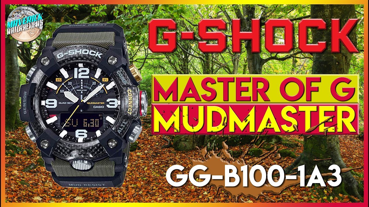 Давайте погрязнем в грязи! | Распаковка и обзор G-Shock Mudmaster Bluetooth Quartz GG-B100-1A3