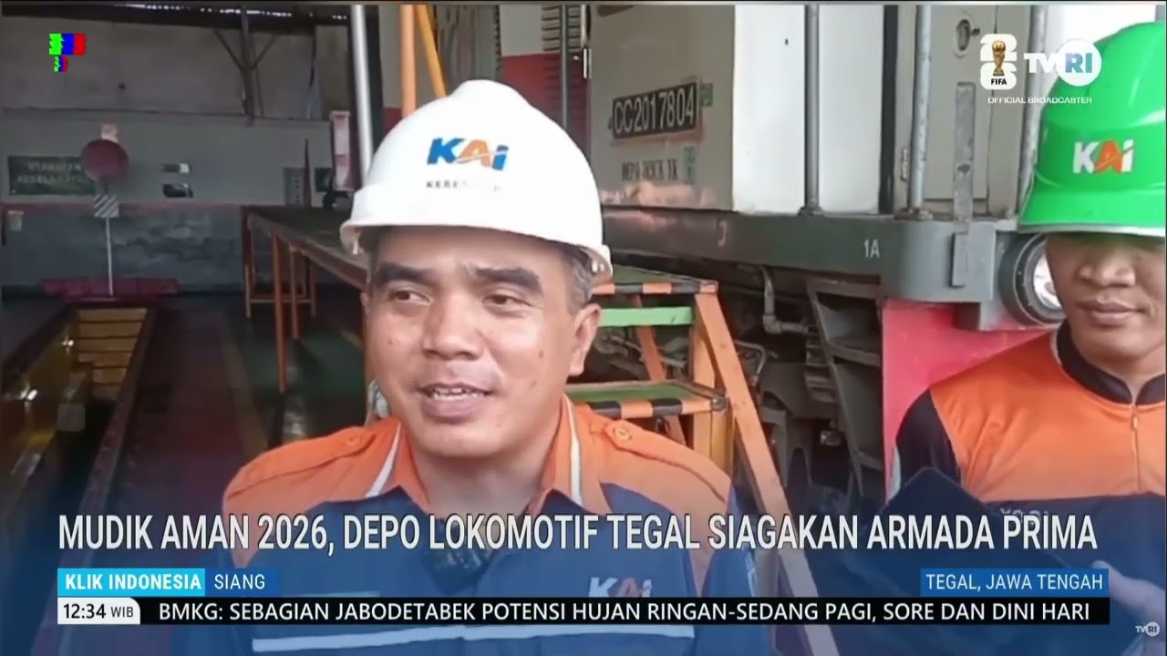 Mudik Aman 2026, Depo Lokomotif Tegal Siagakan Armada Prima