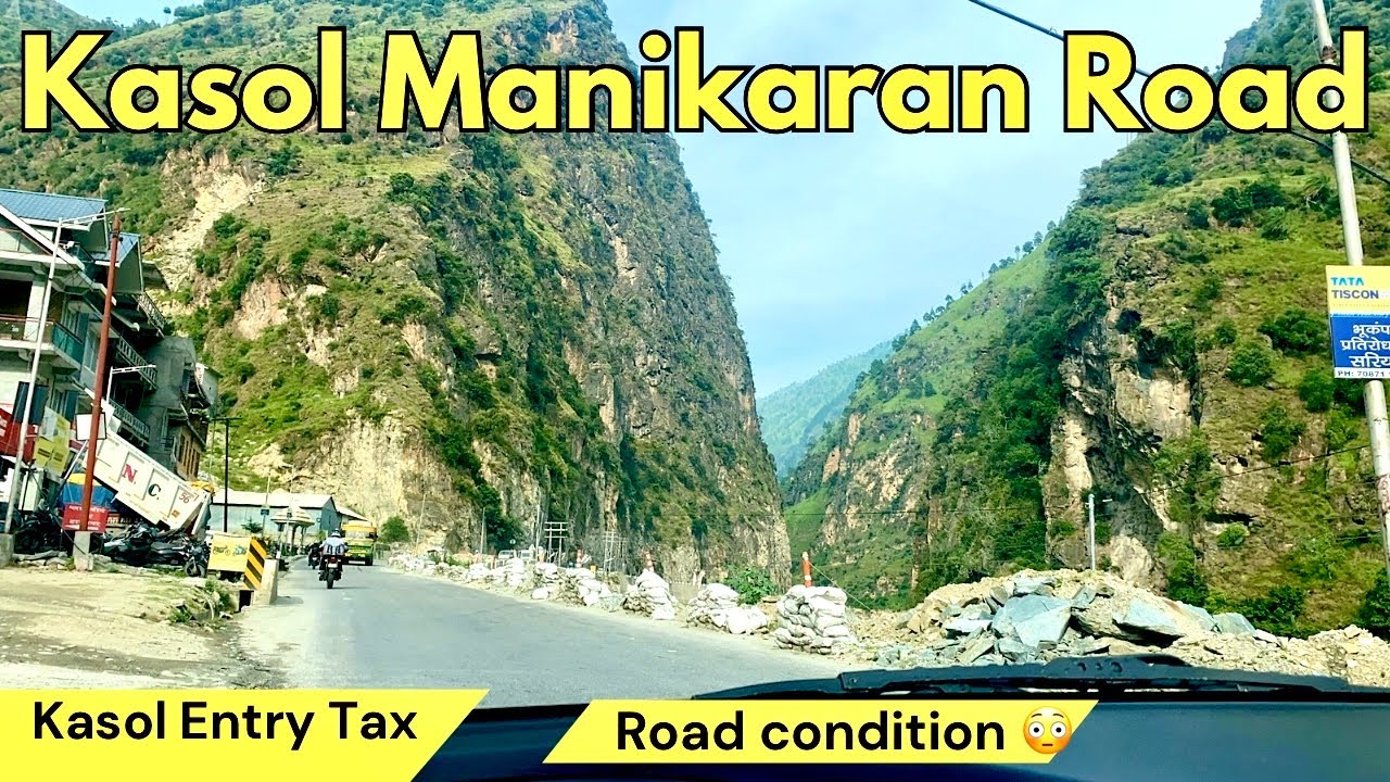 Kasol Road Trip | Bhuntar To Kasol | Bhuntar To Manikaran Road | Kasol trip