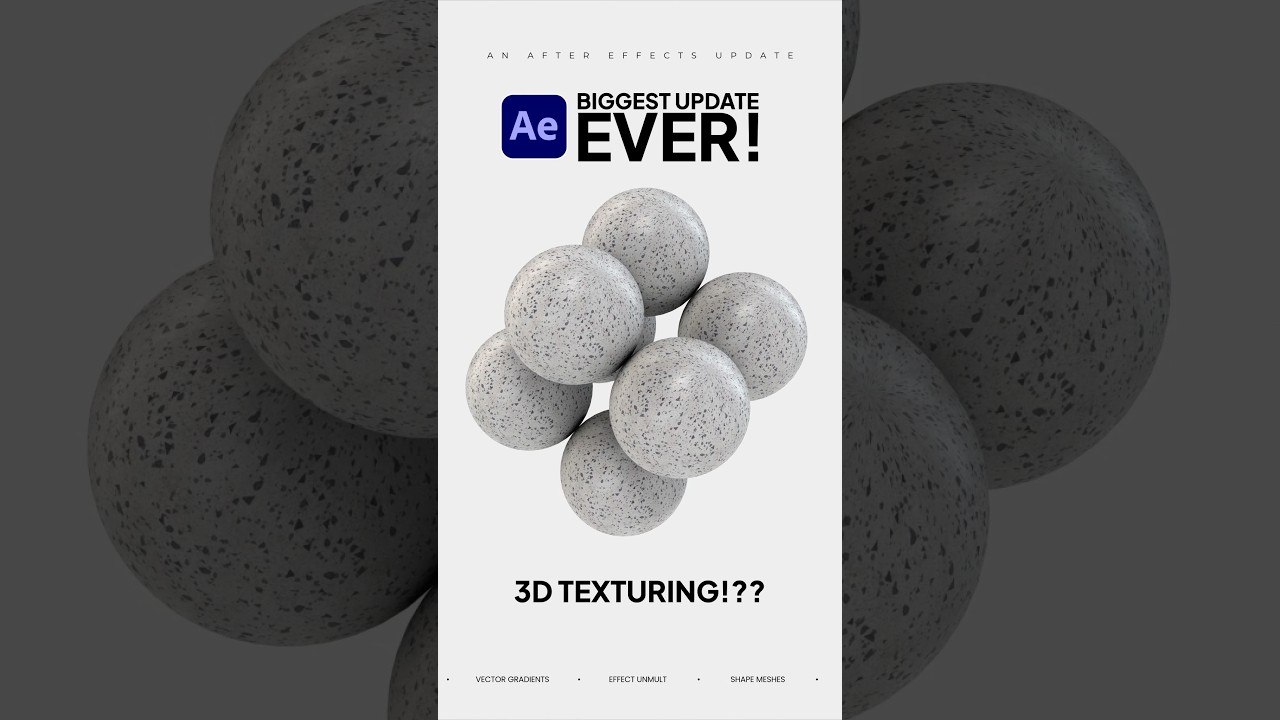 Крупнейшее обновление After Effects! Новые функции AE!