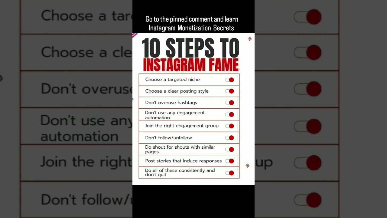 10 steps to Instagram fame
