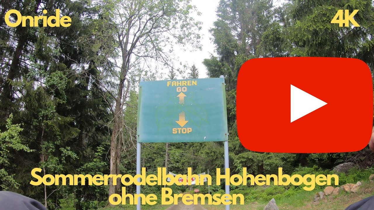 Sommerrodelbahn Hohenbogen Rodelbahn Bayern Deutschland Crash Onride