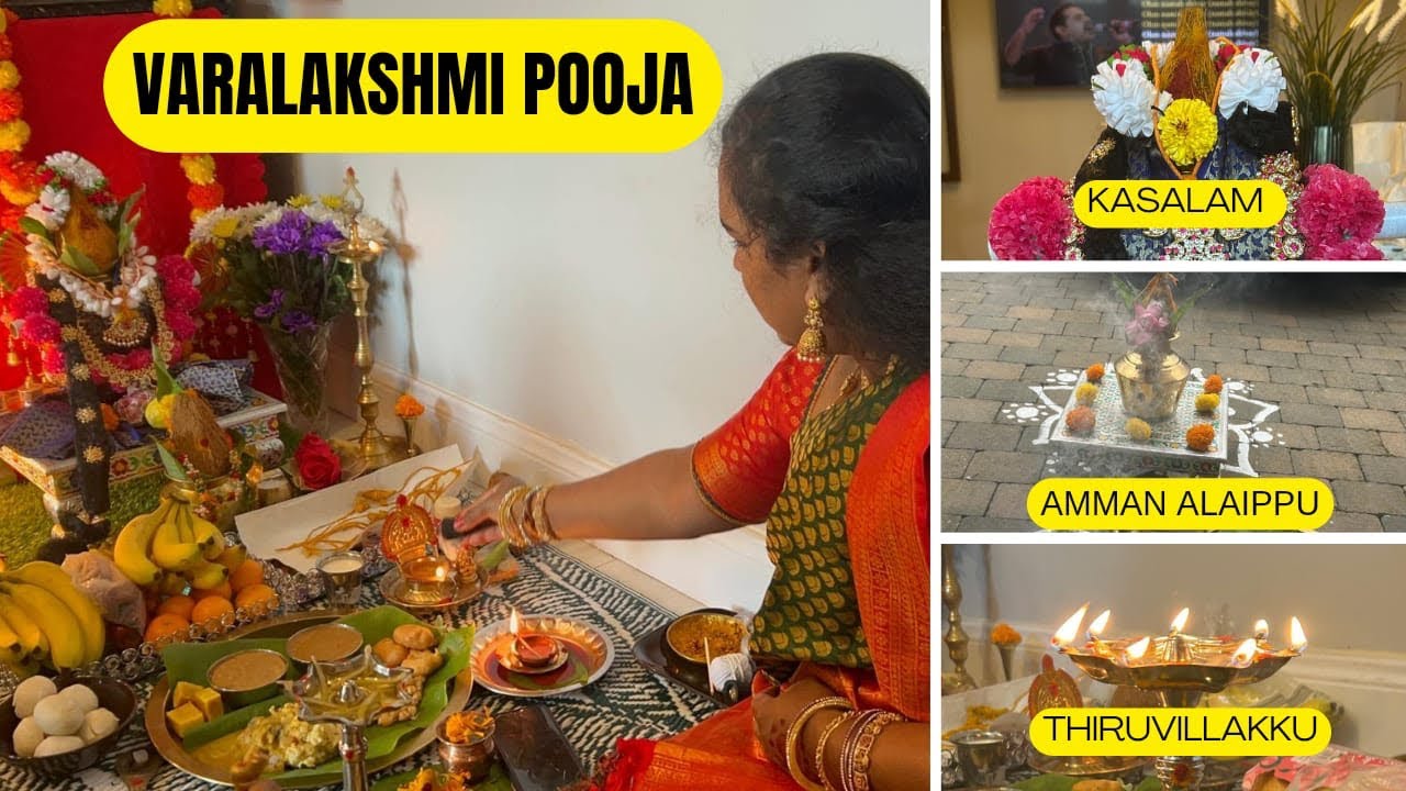Enga Veetu Varalakshmi Poojai 🪔🌸 | Pre Poojai Preperation | Varalakshmi Poojai at home in Ireland 