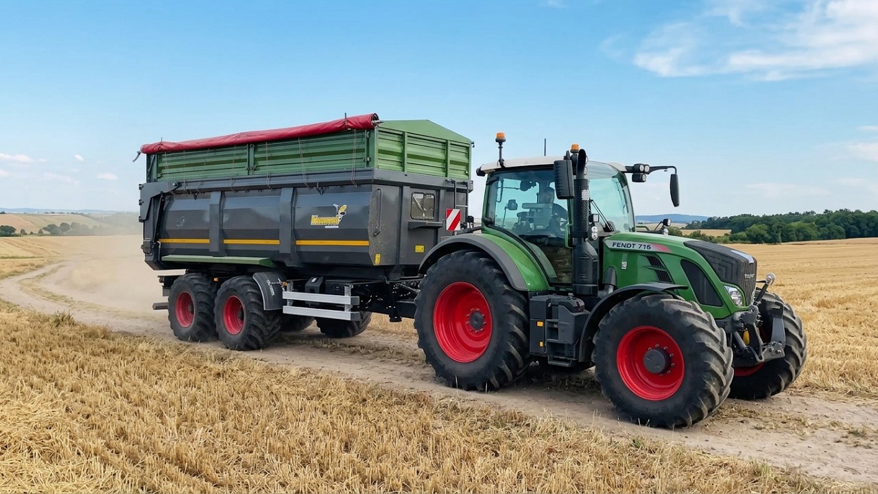VLOG[2] BUĞDAY SATMAYA GİDİYORUZ | FENDT 716 vs FENDT 313 + HUMMEL - KÖKSAL - BÜLENT TARIM