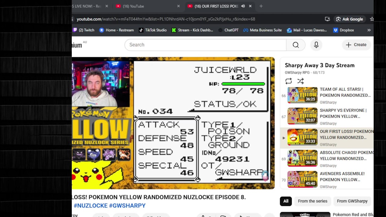 GWSHARPY IS LIVE NOW!