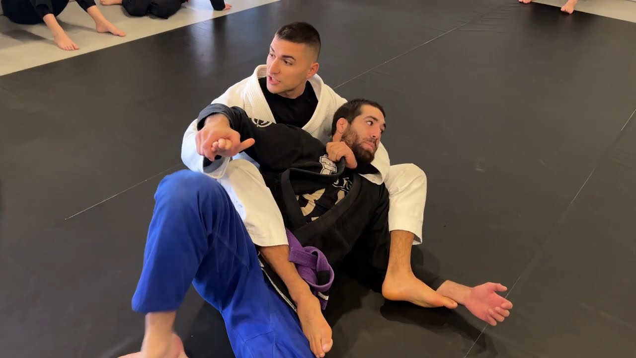 Series of Submissions from the Weak Side of Back Mount