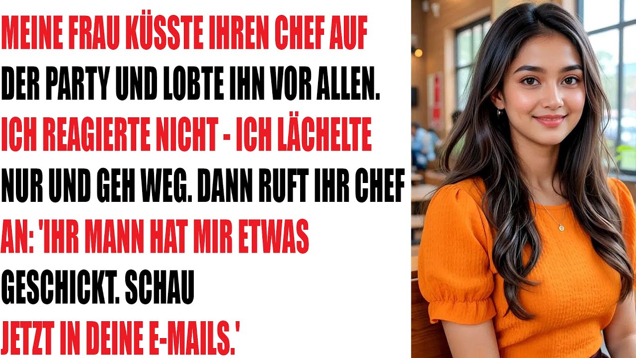 „Meine Frau küsste ihren Chef auf der Party – ich schwieg“