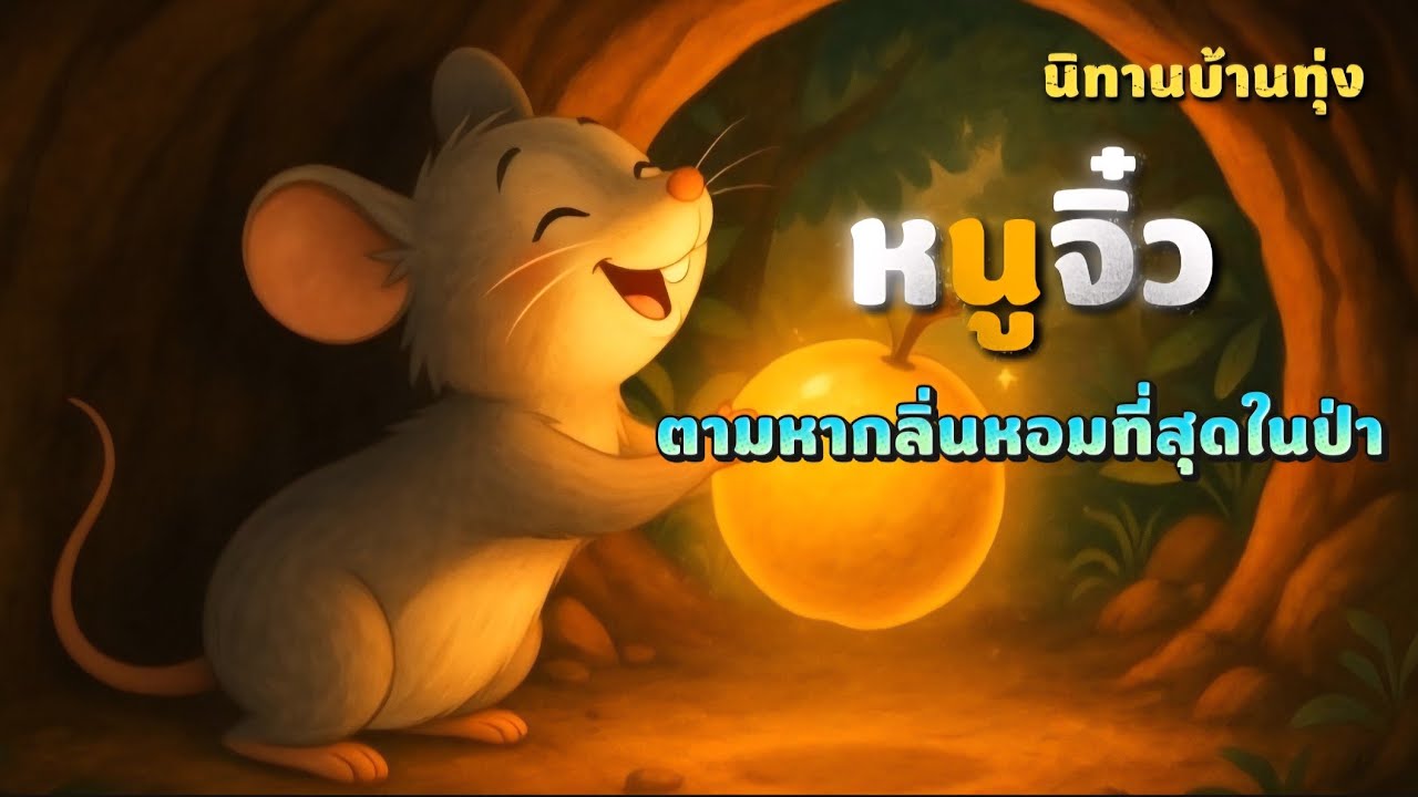 นิทานสั้น 🐭หนูจิ๋วตามหากลิ่นหอมที่สุดในป่า #นิทาน #นิทานบ้านทุ่ง