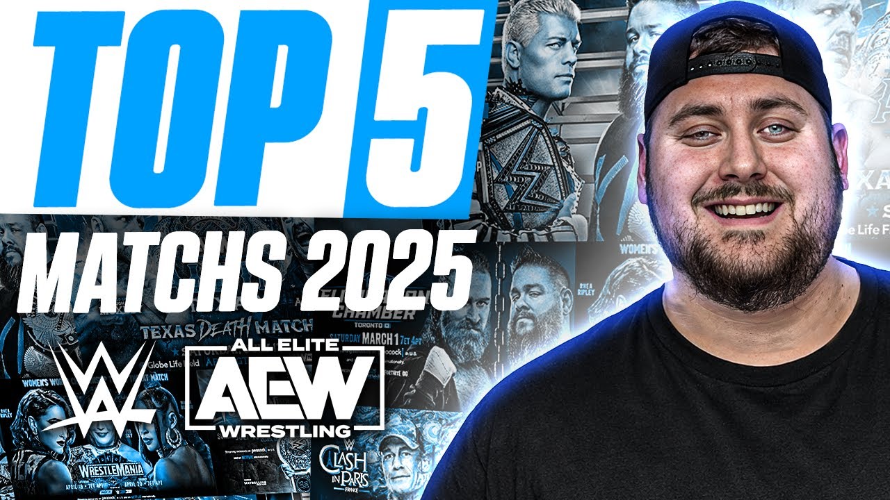 TOP 5 MATCHS ONT MARQUÉ 2025 🤯 | TOP 5 WWE & AEW