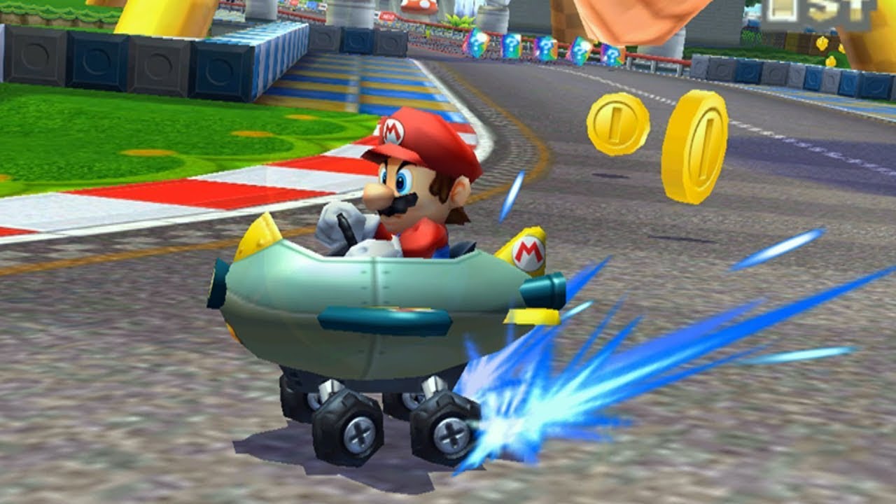 Mario Kart 7 - Mushroom Cup 100cc (Mario Gameplay)