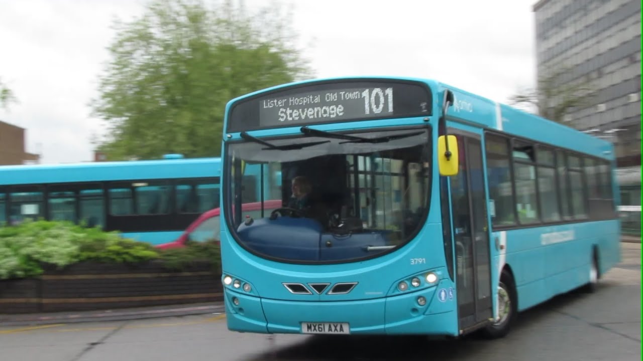 Buses & Trains at Stevenage May 2021