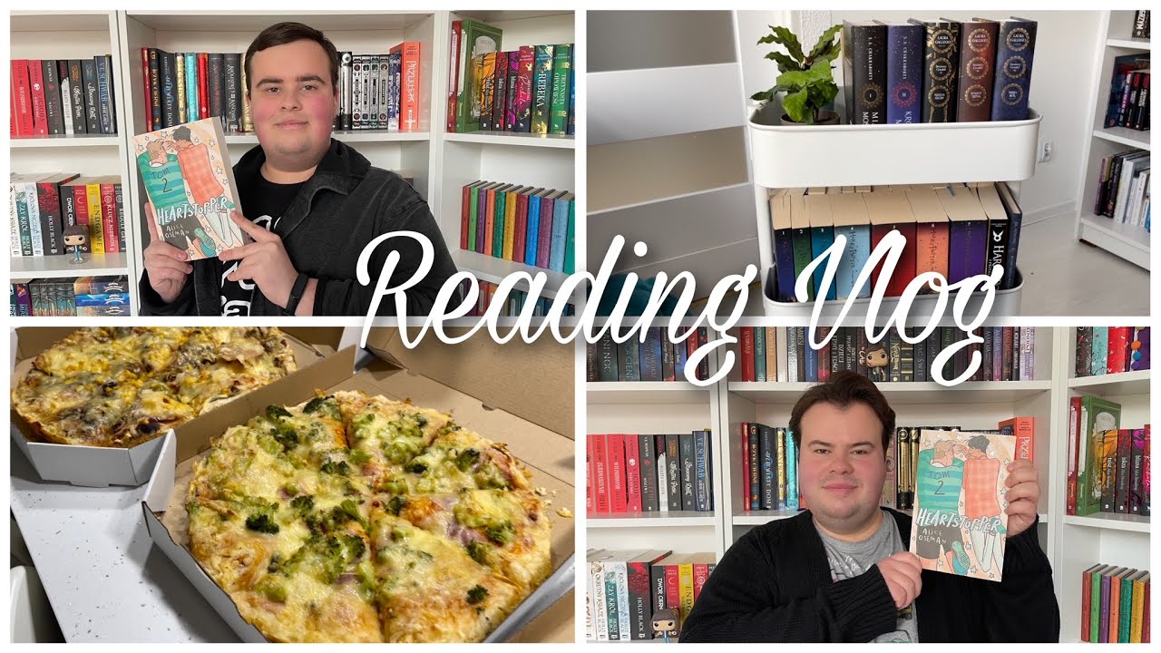 Heartstopper 2, roślinki i w&oacute;zek na książki 📚 | READING VLOG Z ROZDANIEM! 🎁