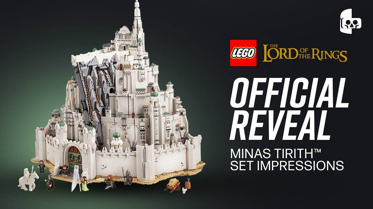 LEGO Icons Властелин колец: Минас Тирит ОФИЦИАЛЬНАЯ ПРЕЗЕНТАЦИЯ