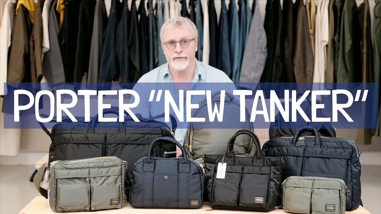 PORTER TANKER New Tanker Presentation | Sling, Tote, Boston, Daypack, Rucksack & 3-Way Document Bag