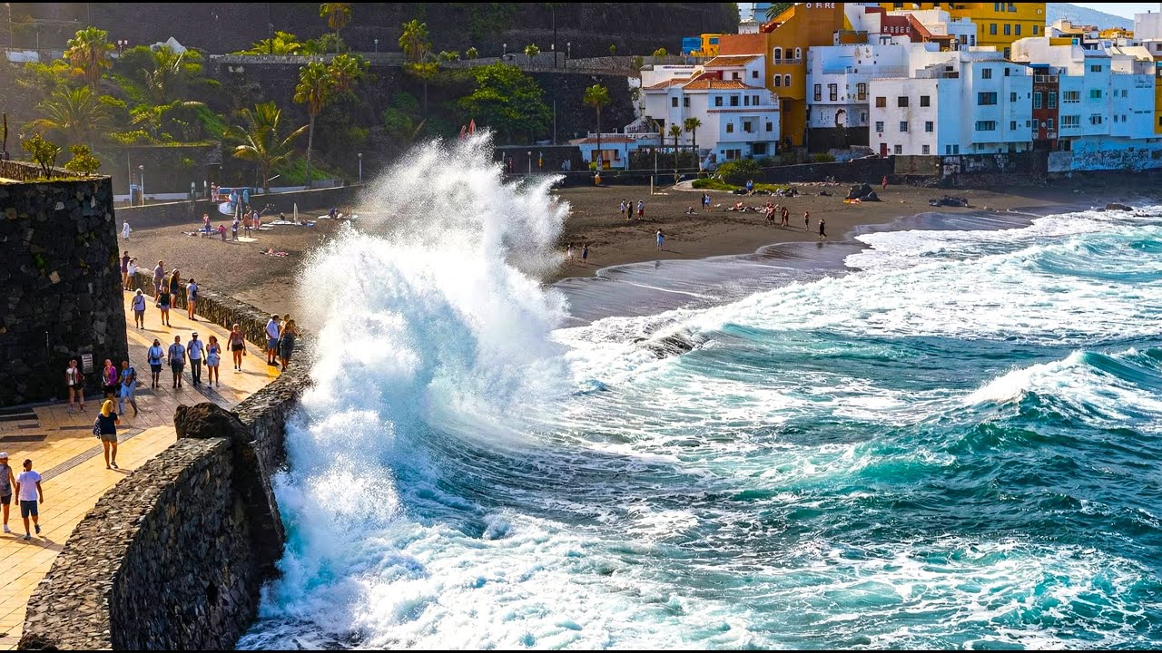 TENERYFA 2026: Niesamowite wybrzeże Puerto de la Cruz! 🌊 Od Playa Jardín do Playa María Jiménez