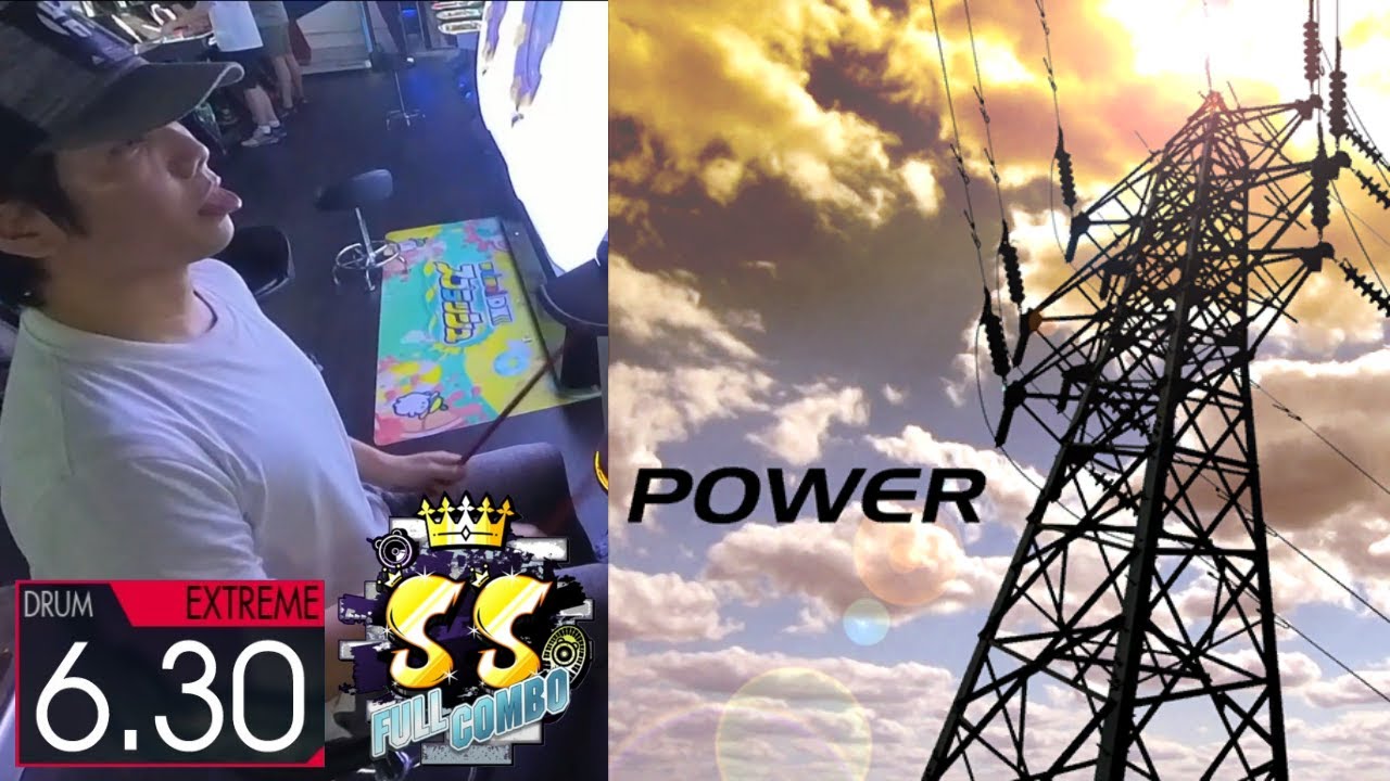 [GITADORA FUZZ-UP] POWER Extreme Drum 6.30 SS FULL COMBO