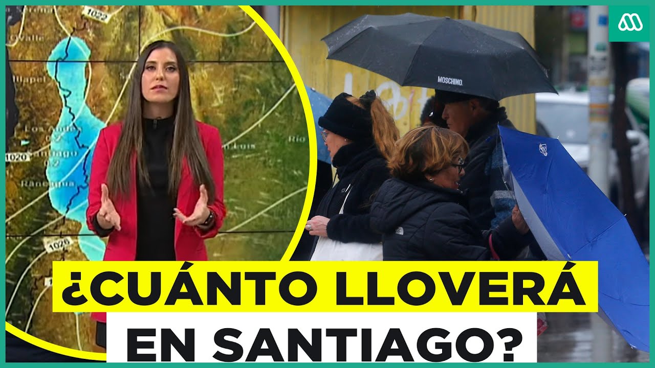Mañana vuelve la lluvia: Santiago ya registra más precipitaciones que el promedio anual