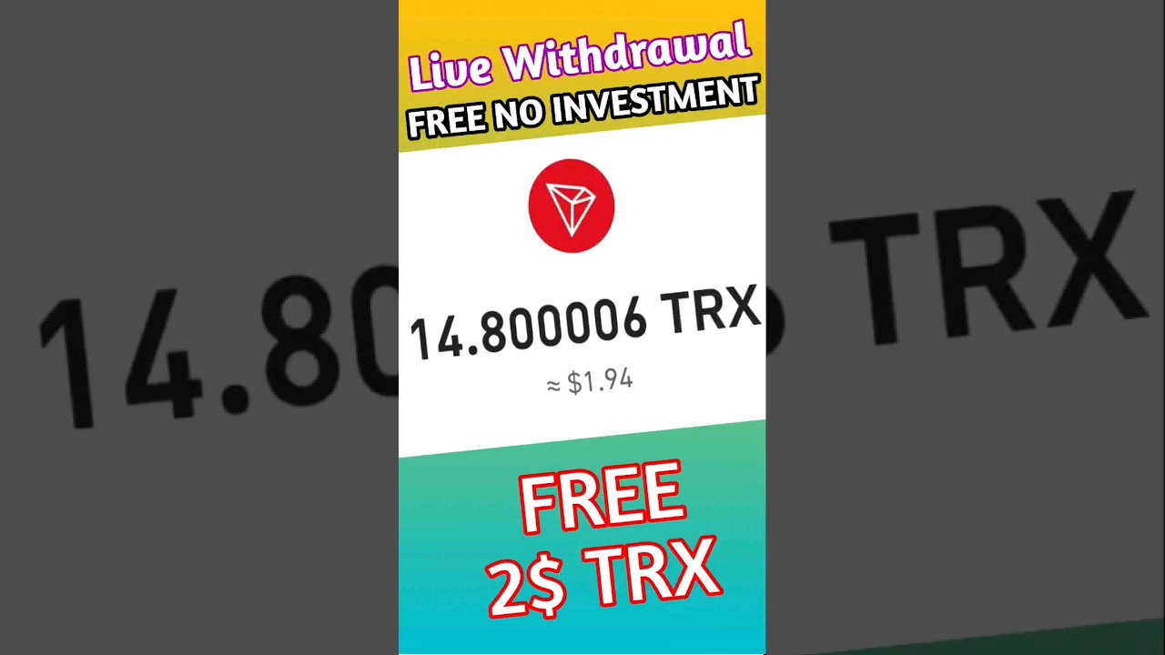 Legit Site●Free Trx Coin Withdrawal proof|Trx mining Site|Withdrawal proof|#tronpick #trx #trxmining
