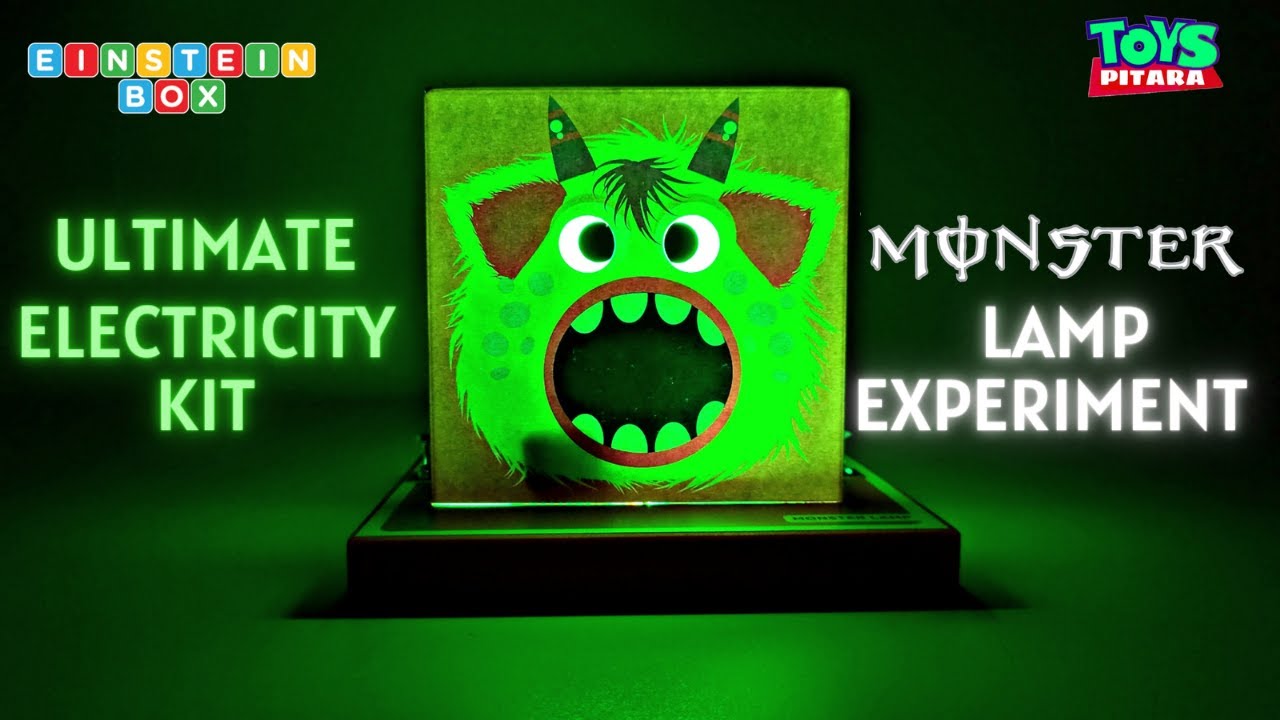 Ultimate Electricity Kit |  How to make monster lamp 3d project | Science Kit Experiment | Unboxing