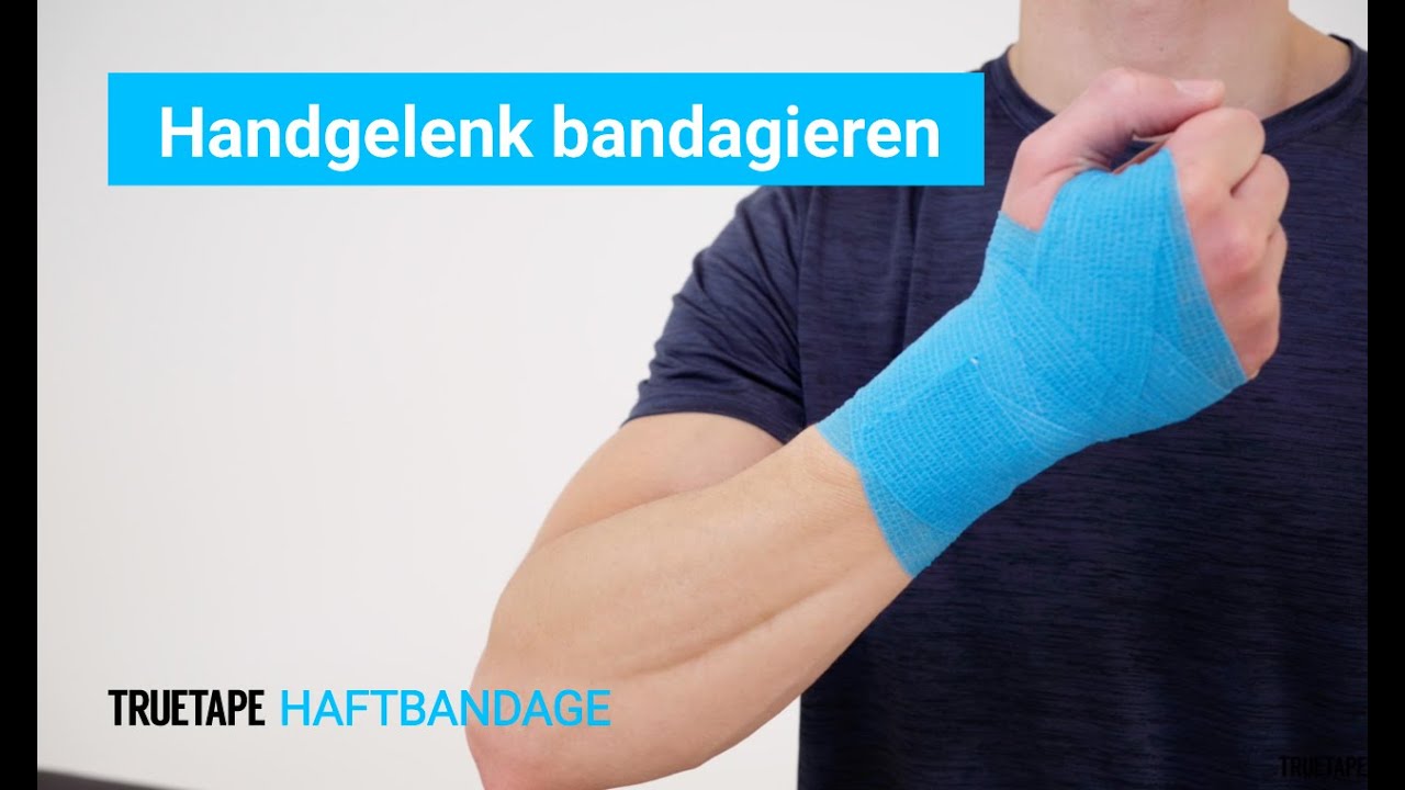 TRUETAPE®: Handgelenk bandagieren | Anleitung mit der Haftbandage