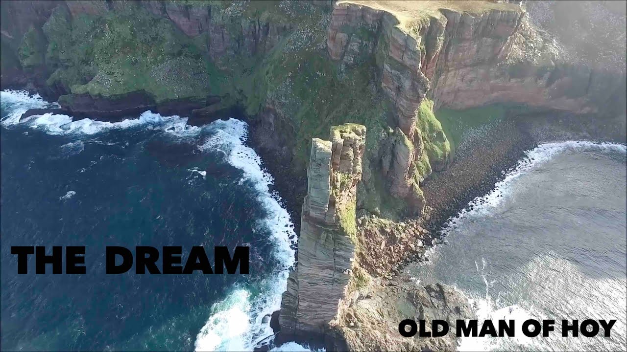 Climbing Old man of hoy