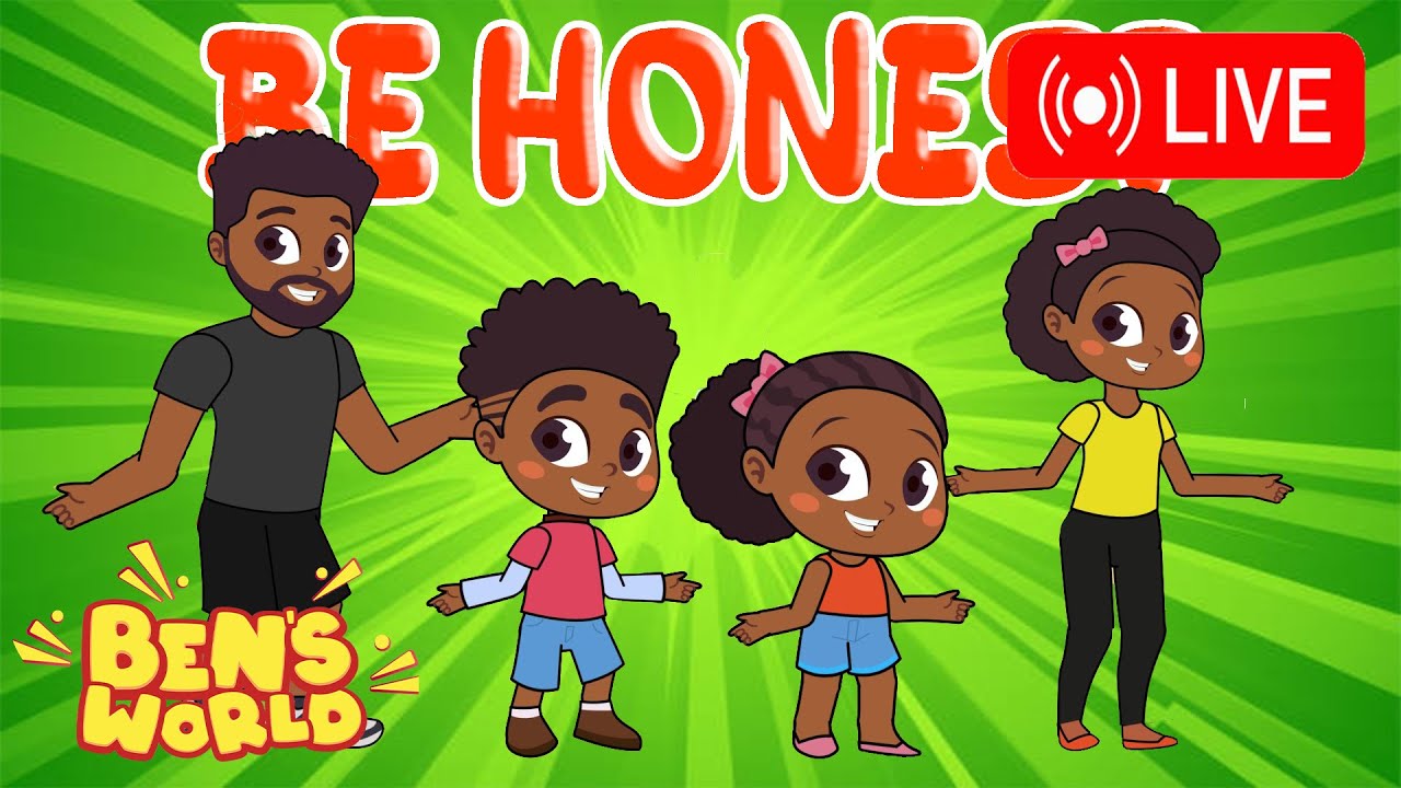 🔴 LIVE: Ben&rsquo;s World | Be Honest 💛 | Fun Songs & Positive Lessons for Kids | Animation Mix 🌈✨