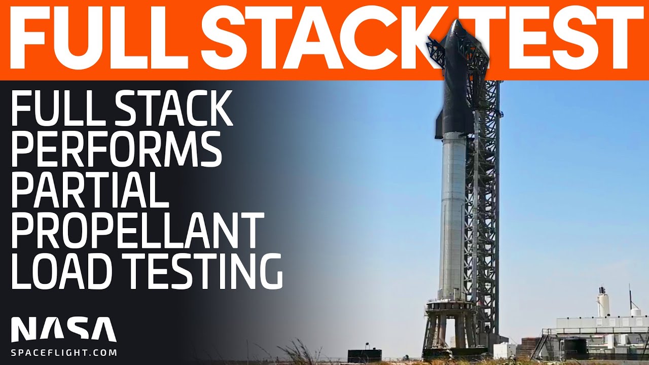 Full Stack Propellant Load Testing | SpaceX Boca Chica