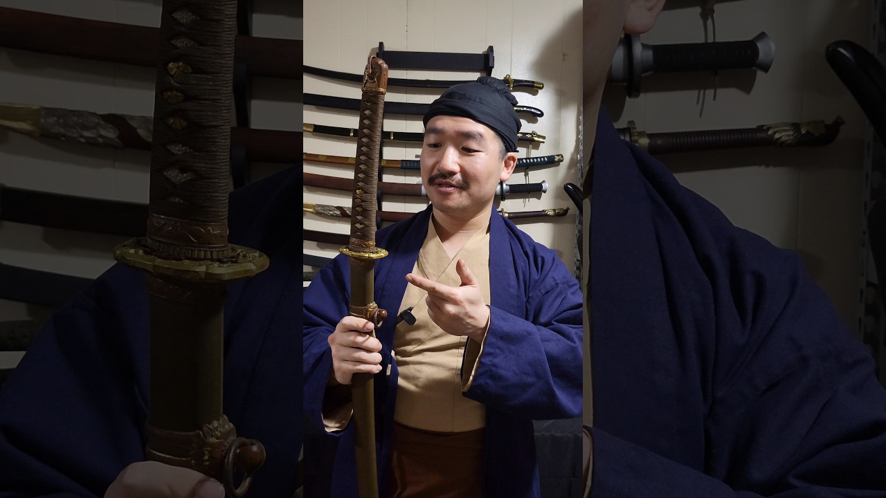 This sword 🗡  lived a WILD life! #sword #katana #sword #nihonto #WWII #Cosplay #samurai