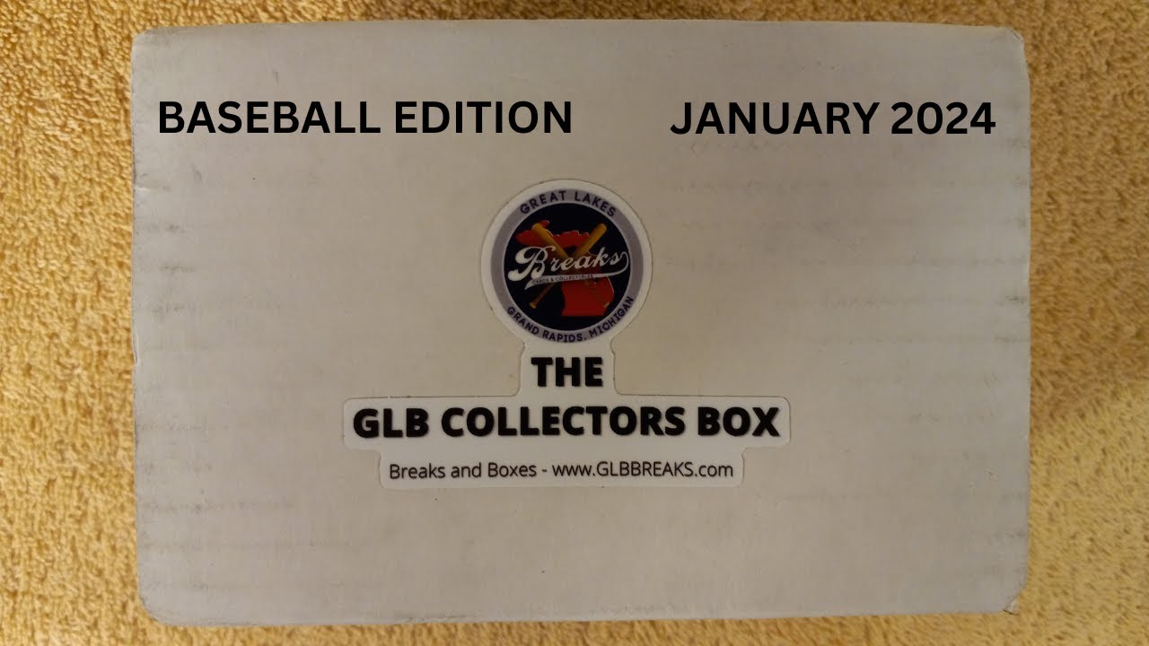 GLB Collector's Box January 2024: Baseball Cards Subscription Box | RARE AUTO PULL! ⚾🔥