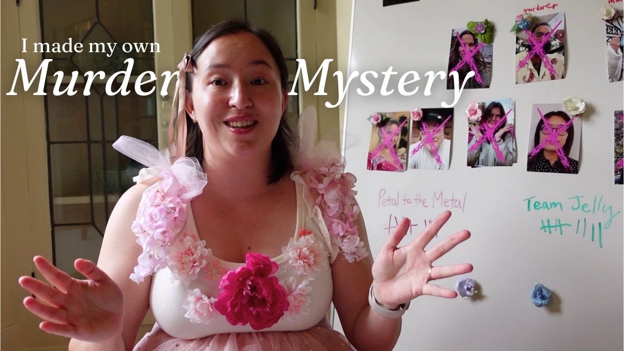 How I created my own Murder Mystery Party! 🔎✨