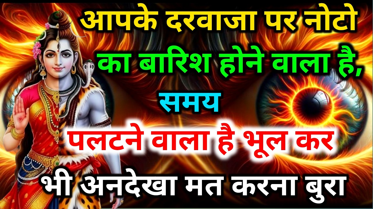 888🕉️आपके दरवाजा पर नोटो, का बारिश होने वाला है ✅समय पलटने वाला है💯😭 mhadev ji ka sandesh |🔱#mahadev