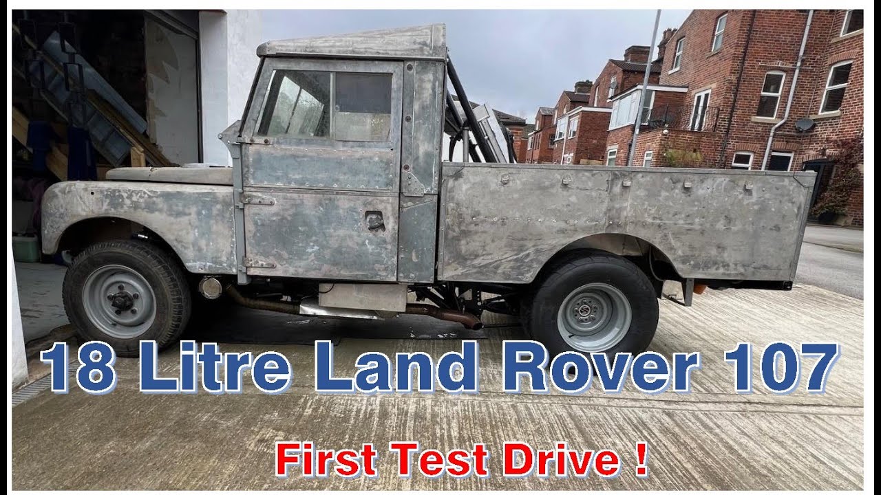 18 Litre Land Rover Meteorite. First Drive On The Road!