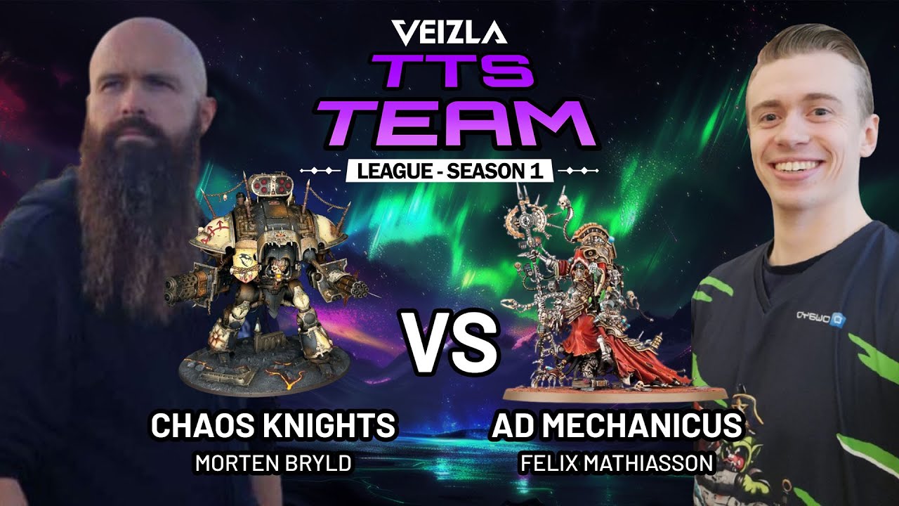 🔥Chaos Knights vs Adeptus Mechancius - Morten Bryld vs Felix Mathiasson🔥 [ENGLISH]