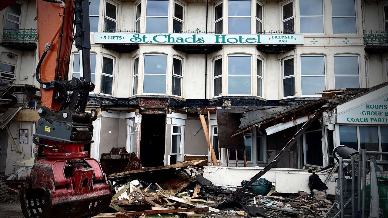 Another Hotel Demolition in Blackpool: St Chads