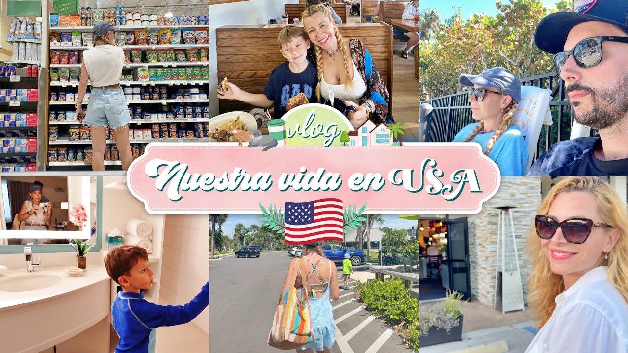 🇺🇸 48 horas con nosotros viviendo en FLORIDA 🌴 ¿Nos MUDAMOS aquí? Enamorada de este lugar | USA VLOG