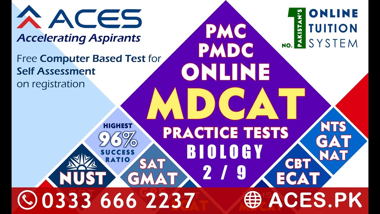 PMDC MDCAT 2023 Biology Practice Test #2 with Solution [PMC - Syllabus ]