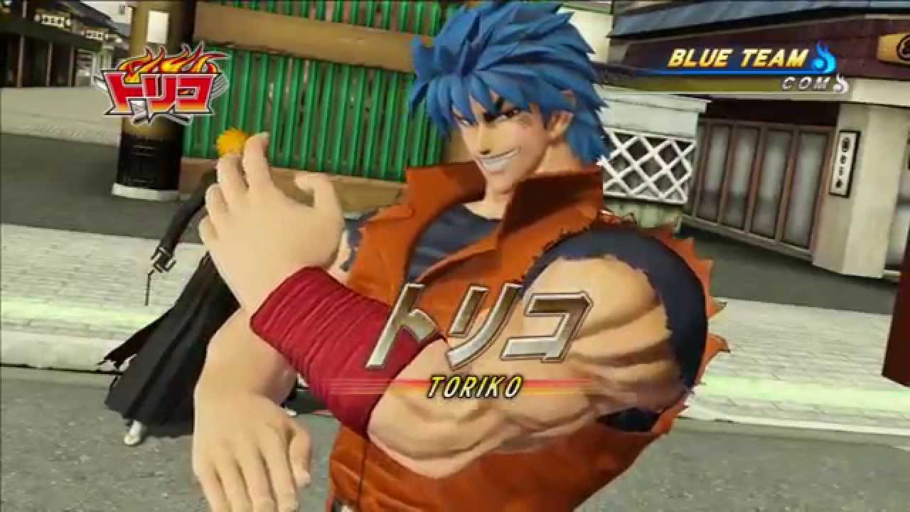 J Stars Victory: Team Battle- Naruto/Goku Vs Toriko/Luffy HD
