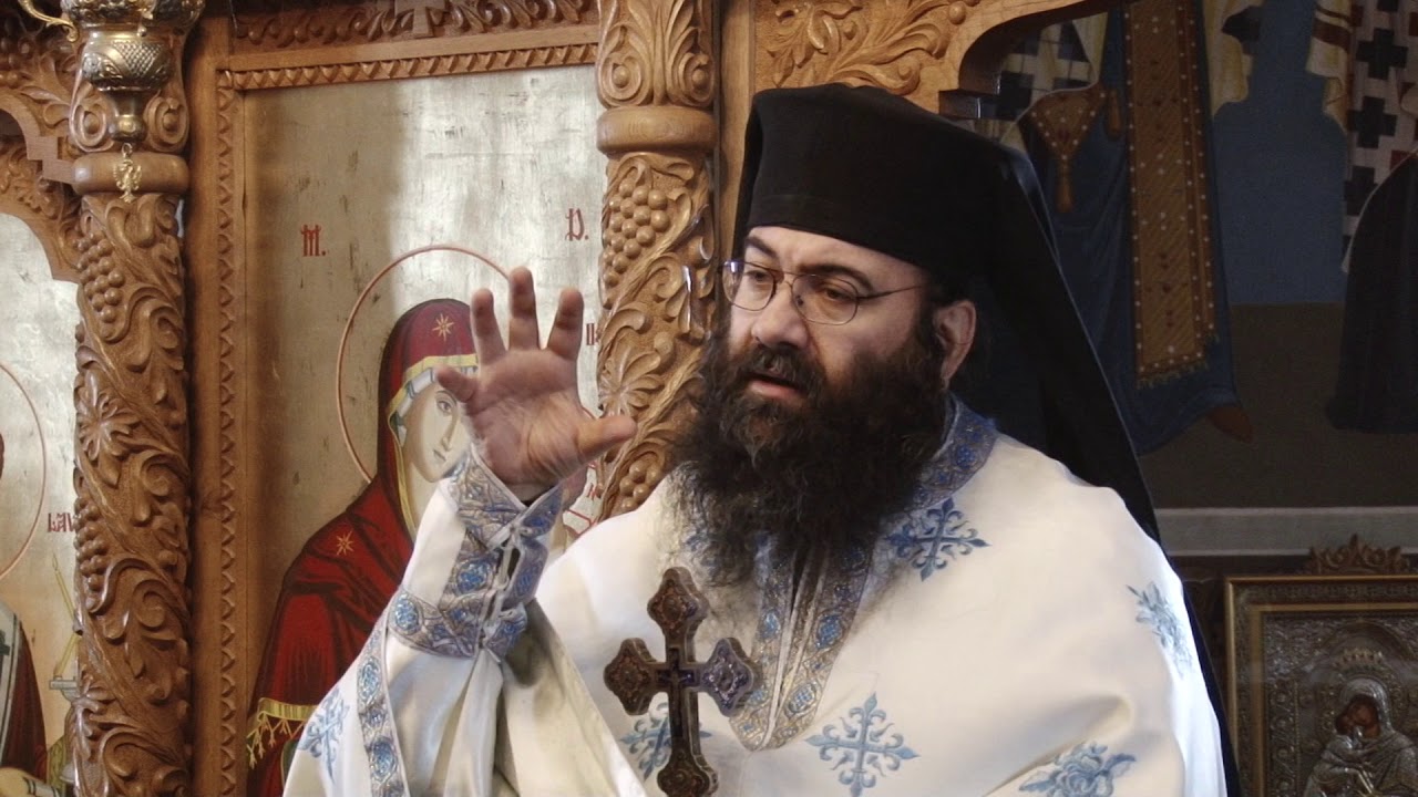 Ieromonahul Macarie Banu - Predică la vindecarea femeii garbove