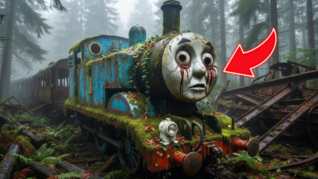 ASMR Car Restoration  – Restoring an Abandoned Cursed Thomas Train in the Forest | Full Rebuild