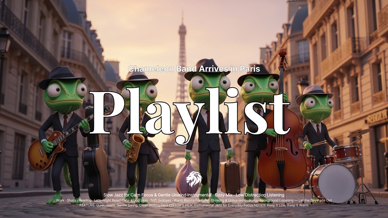 🦎 Chameleon Band Arrives in Paris | Urban Café Reggae Playlist for Study & Work