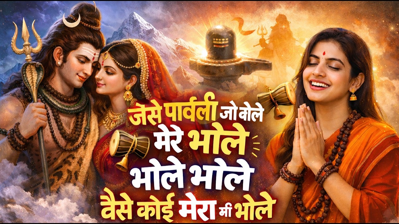 जैसे पार्वती जी बोले मेरे भोले भोले भोले वैसे कोई मेरा भी भोले