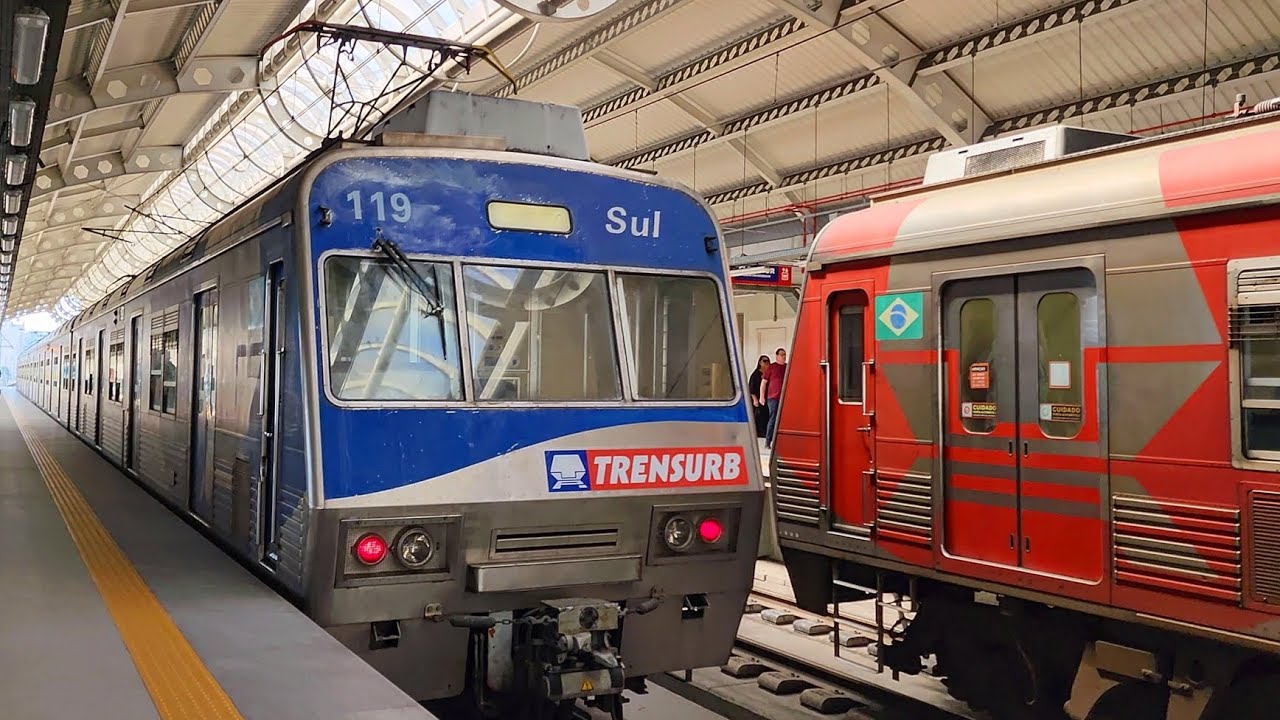 Trensurb - TUE's 115 e 119 em Fenac.