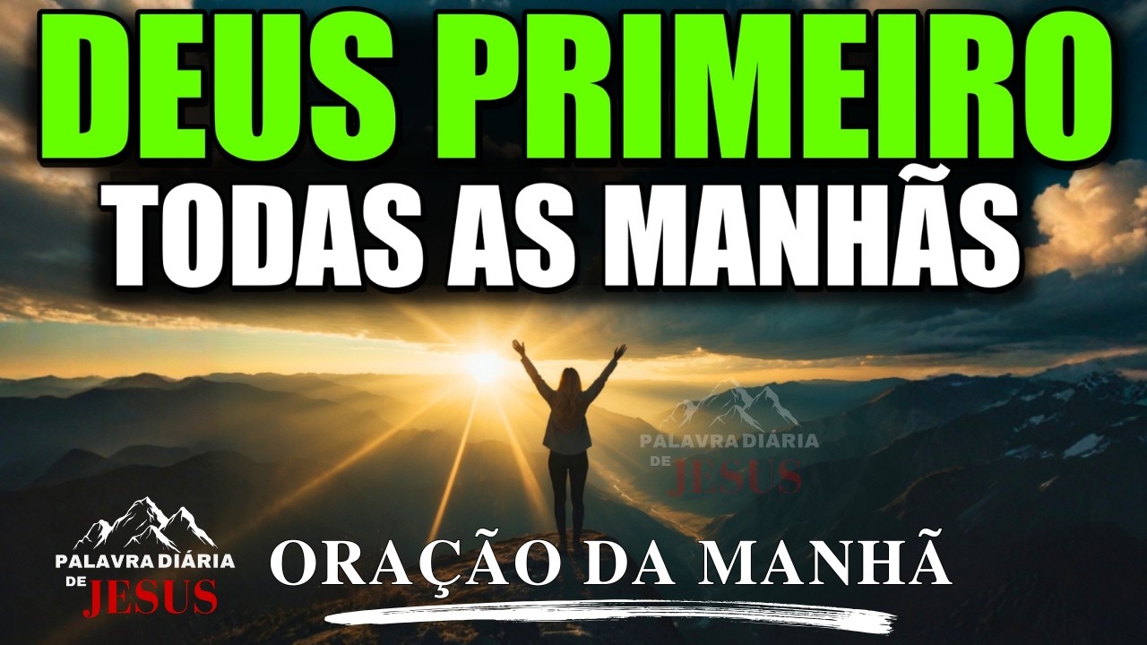 ORAÇÃO PODEROSA DA MANHÃ DE HOJE 🙏 | Se Você Diz Isso, Está Assinando Sua Própria Ruína (Cuidado)